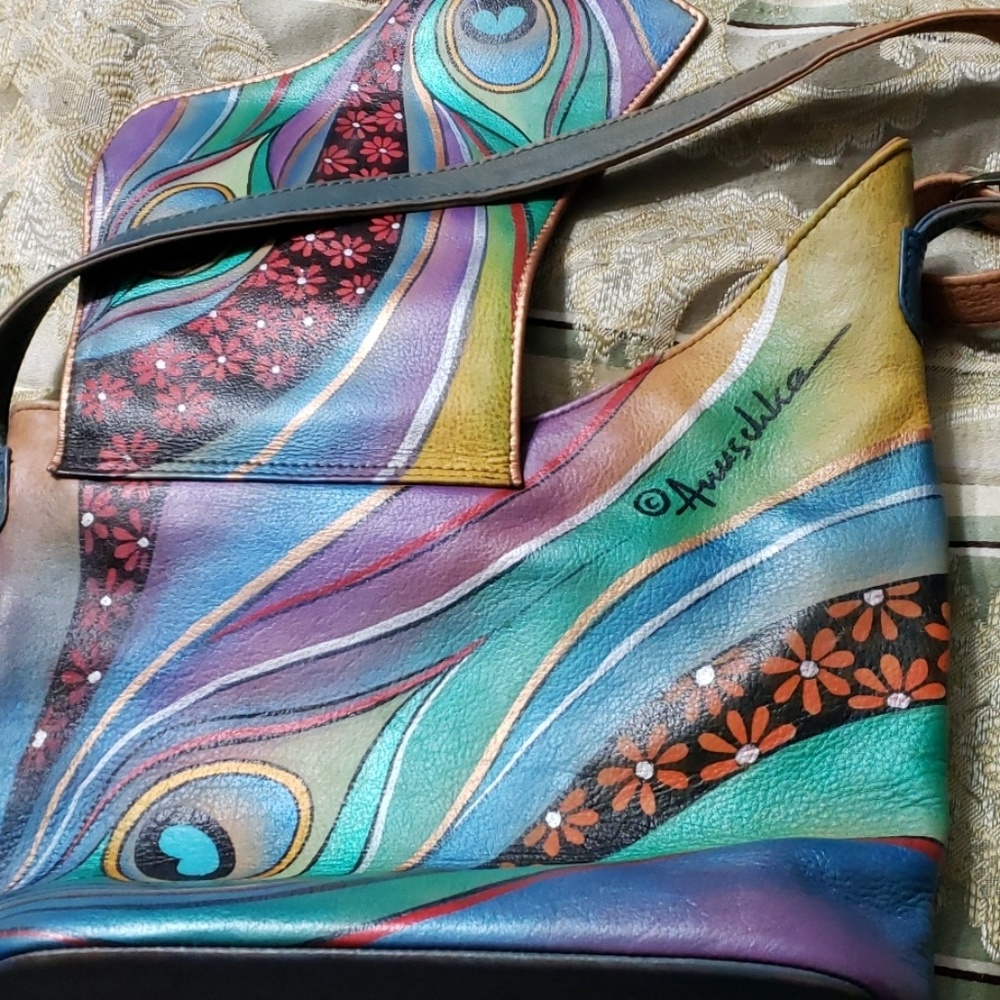 Anuschka crossbody handbag